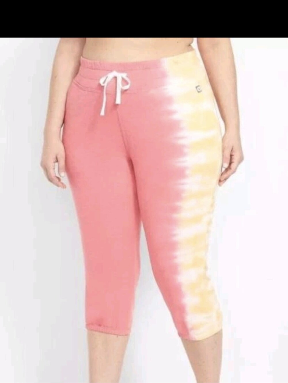 Livi,Tye Dye Crop Jogger, Size 26/28